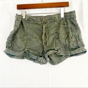 Free People Military Green Shorts - Sz S
